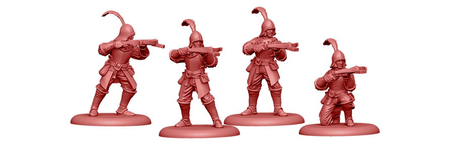 A Song of Ice and Fire : Tabletop Miniatures Game - Lannister Crossbowmen